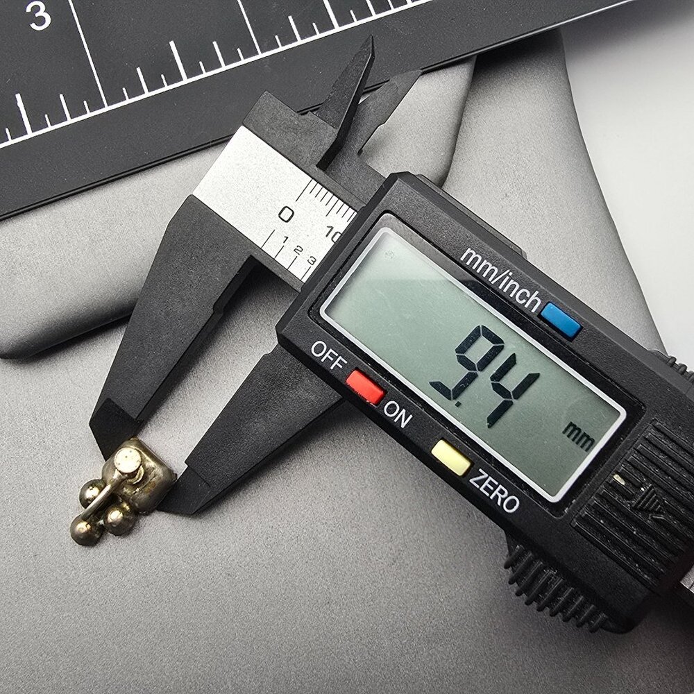 Vintage Aquamarine & Clear Paste Earrings | Screw-Back Glam Statement Jewelry - Picture 8 of 11